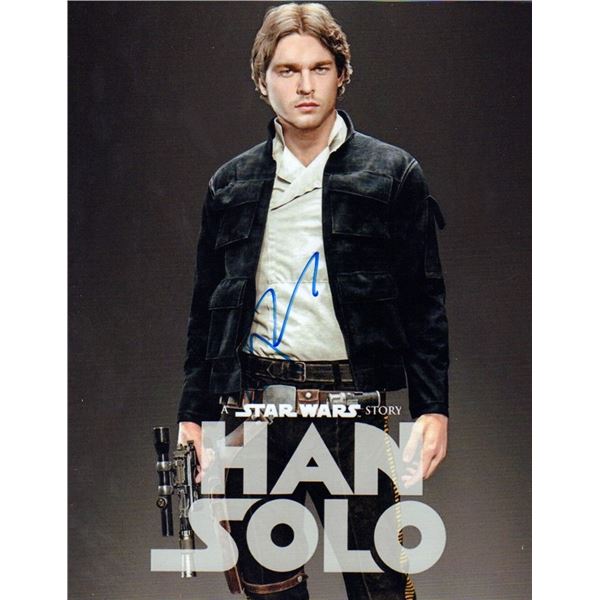 Alden Ehrenreich signed photo Star Wars