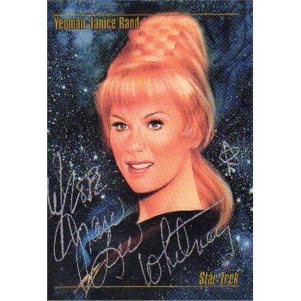 Grace Lee Whitney signed Star Trek card rare
