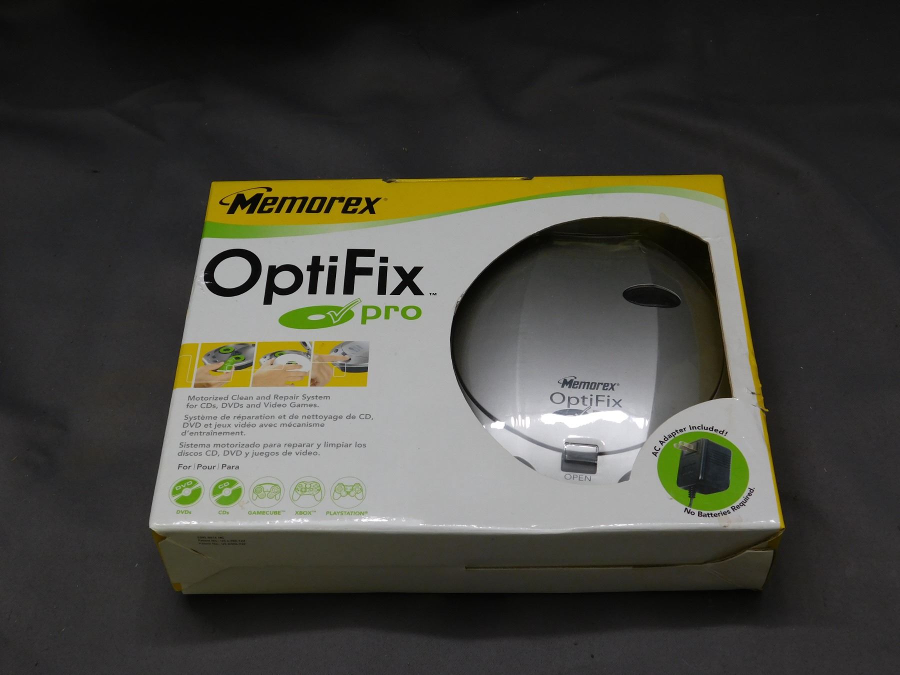 Memorex OptiFix pro Clean and Repair Syste for CDs, DVDs, Video Games