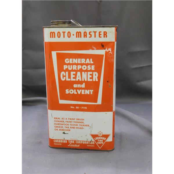 Vintage Canadian Tire MotoMaster General Purpose Cleaner and Solvent