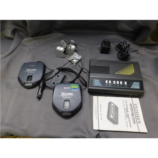 Sony Discman Digital MEGA BASS Model D-171 Players, Car Jack & Cassette ...