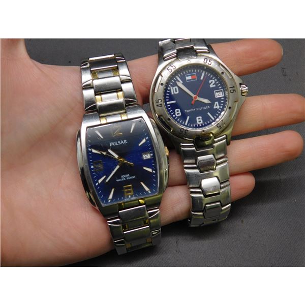 Pulsar 100 Meters VX42X129 & Tommy Hilfiger F90159 Watches need batteries