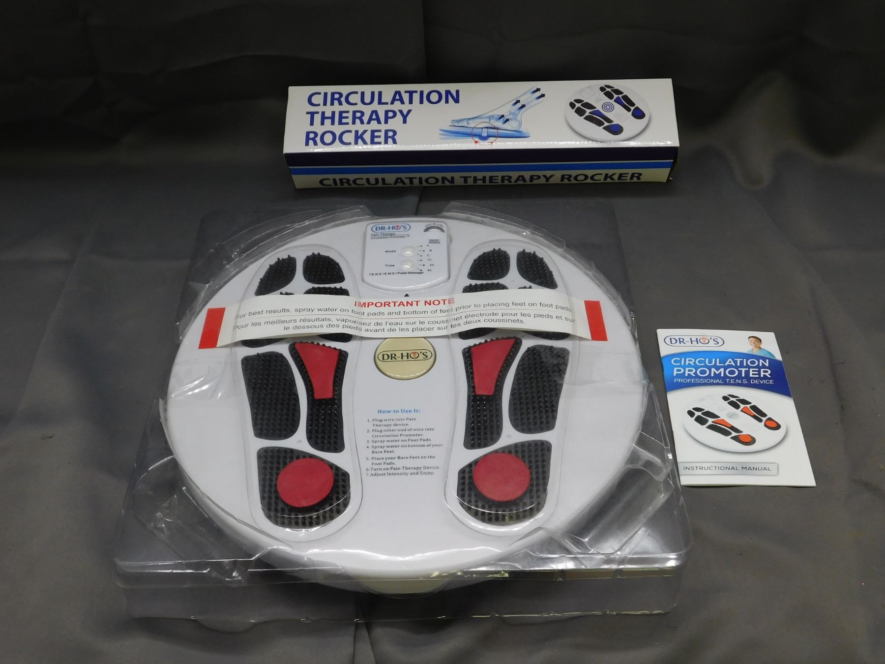 Dr. Ho's Circulation Therapy Promoter and Rocker. Pain Therapy Foot Device