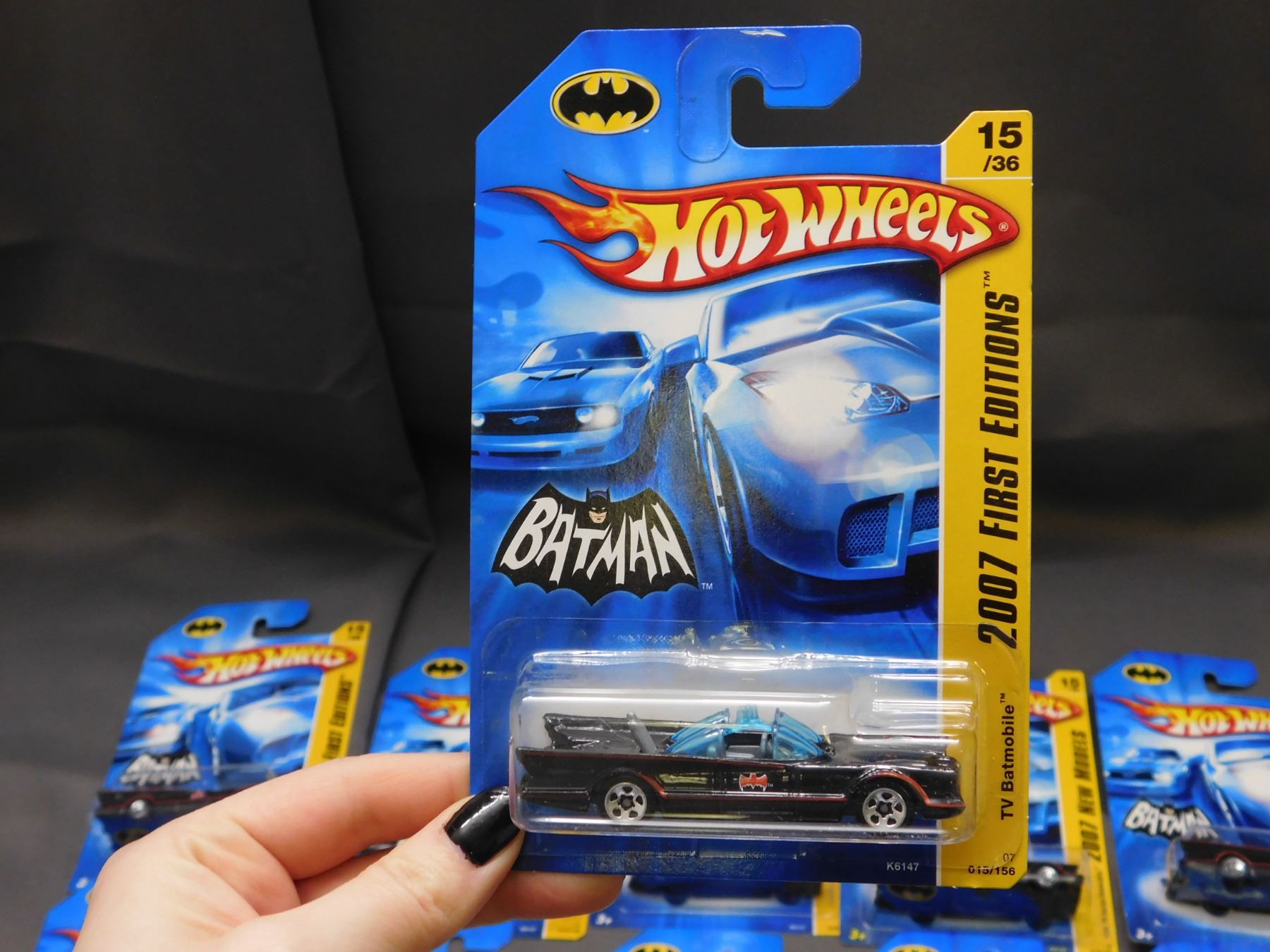 Box of 15 Hot Wheels Batman 2007 First Editions 15/36 TV Batmobile 2007 ...
