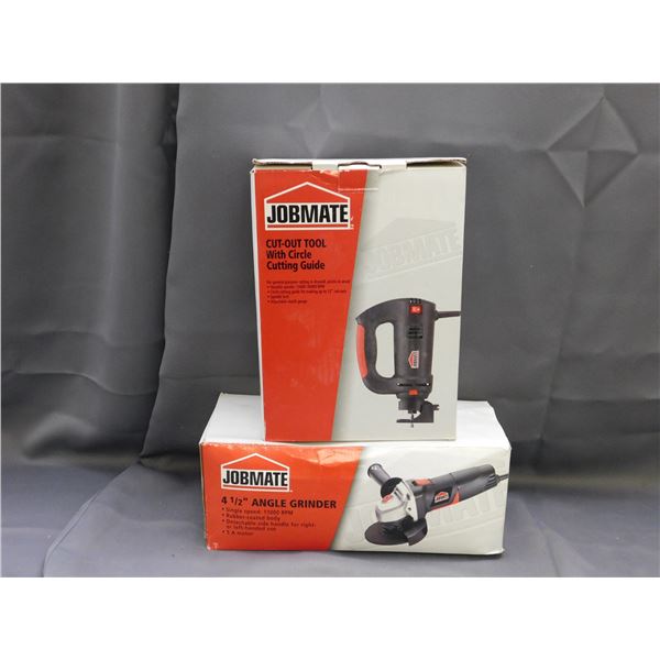 Lot of 2 Job Mate Cut-Out Tool with Circle Cutting Guide, 4 1/2  Angle Grinder