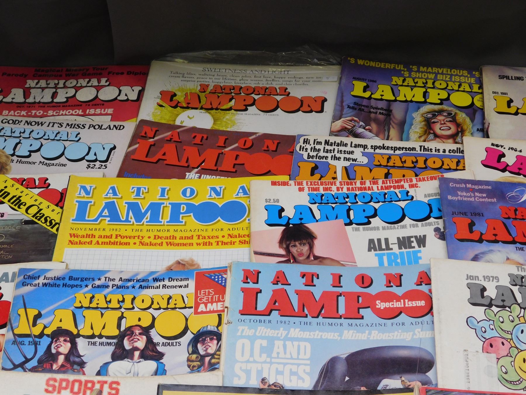25 Vintage National Lampoon Adult Humour Magazine 1970s 80s