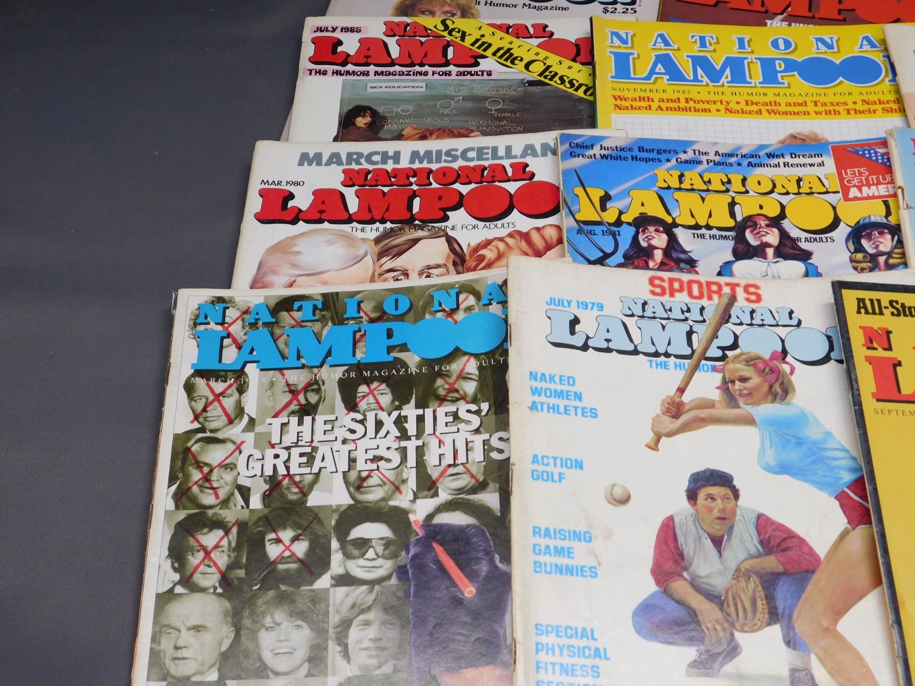 25 Vintage National Lampoon Adult Humour Magazine 1970s 80s