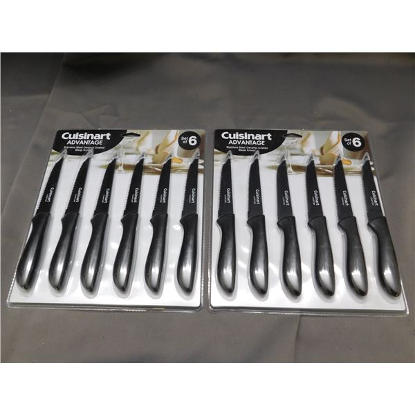 2 Sets of Cuisinart Advantage Steak Knives