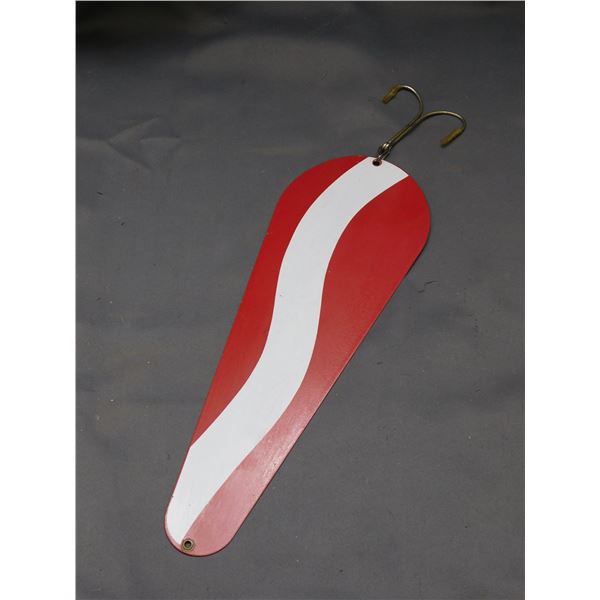 Large 17  Red Devil Store Display Fishing Lure