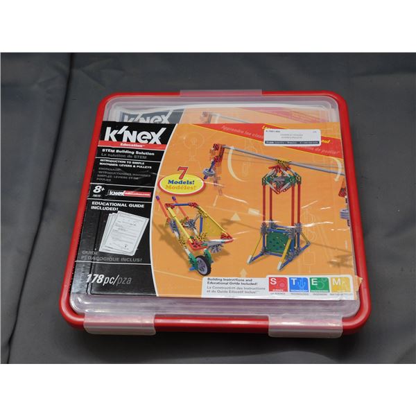 K'NEX Education STEM Building Solution, 7 Models COMPLETE 178 pcs