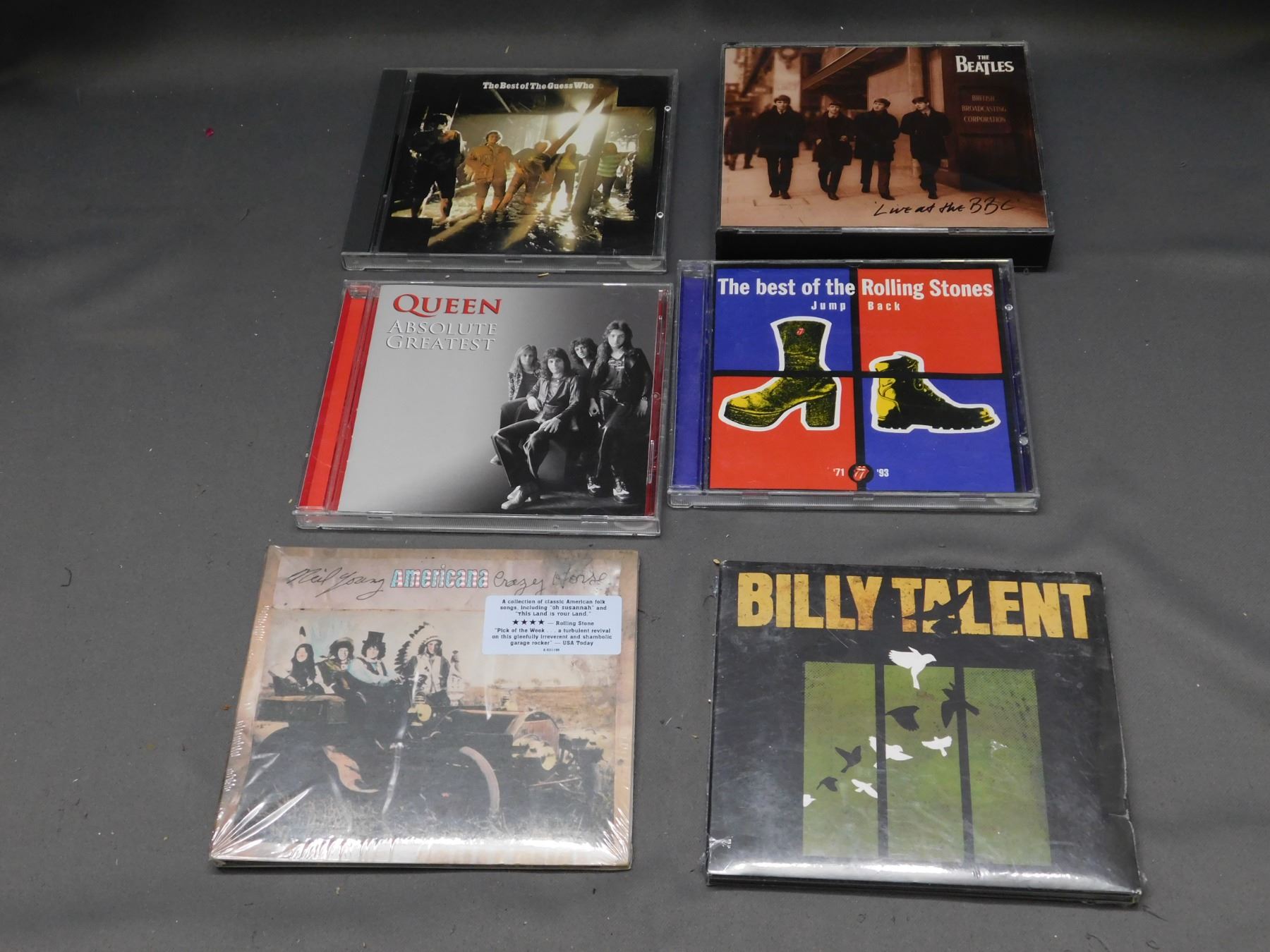 Lot of 6 Rock CDs Billy Talent and Neil Young SEALED, The Beatles ...