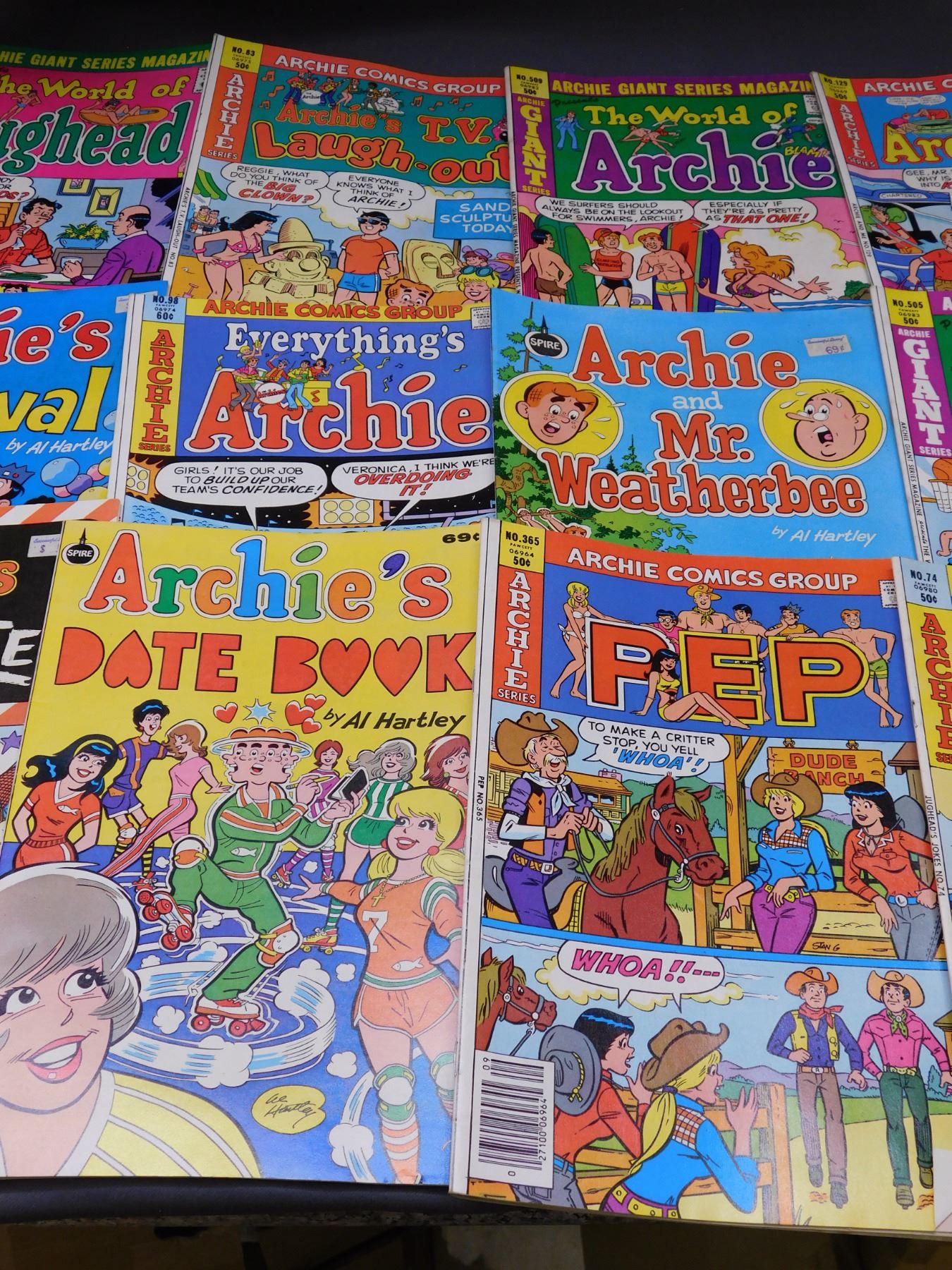 Lot of 17 Archie Comics Fawcett Comics and 2 Pocket Books Jughead ...