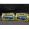 Image 1 : 2pcs Matchbox Models of Yesteryear 1934 Riley MPH and 1936 Jaguar SS100 Die Cast Cars