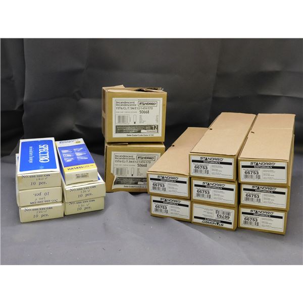 16pcs Electronic Ballast, Incandescent Bulbs, Spectro Miniature Lamp Bulbs 120V