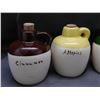 Image 2 : 7pcs Pottery Spice Canisters, 3 Mugs (some chips)