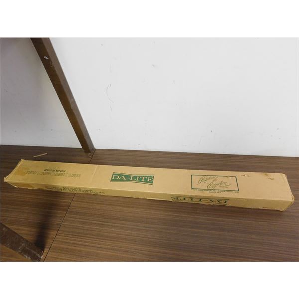 Vintage Da-Lite Pulldown Projector Screen BOXED (opened)