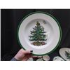 Image 8 : Lot of 31pcs Spode England Christmas Tree Tea / Dinner Pieces