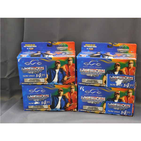 Lot of 4 American Chopper Collector Card w/Bike Inside