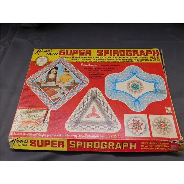 Vintage Kenner's New Super Spirograph All Pcs Included Missing Pens