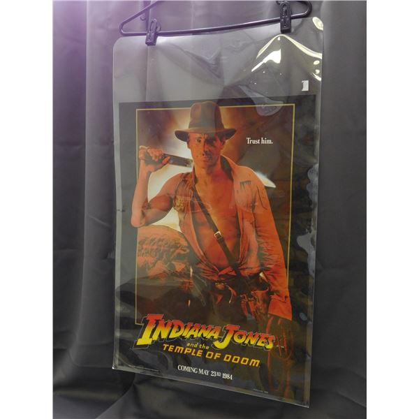New Pre-Release 1983 Indiana Jones And The Temple of Boom Poster 17" x 24"