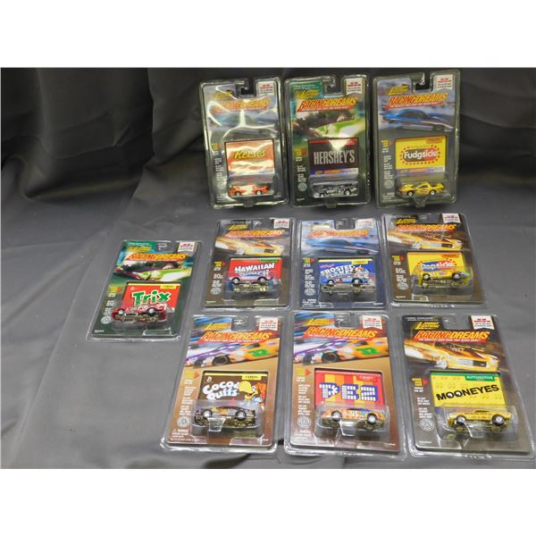 Lot of 10 1999 Johnny Lightning Racing Dreams Pop Culture 1:64 Diecast Cars