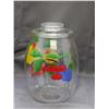 Image 3 : Bartlett Collins Hand Painted Glass Cookie Jar Fruit Pattern