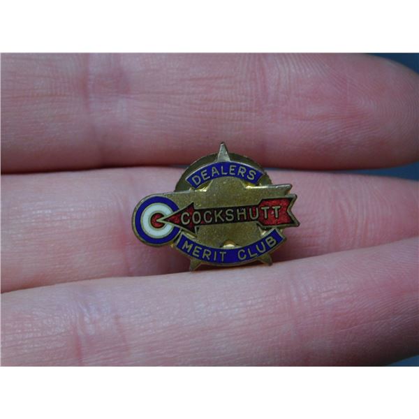 Cockshutt Dealer's Merit Club Lapel Pin Tractor
