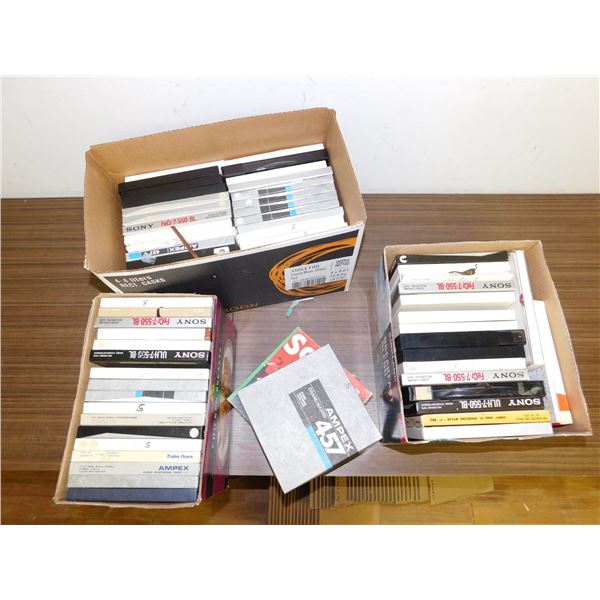 Lot of 65 7" Reel to Reel Tapes