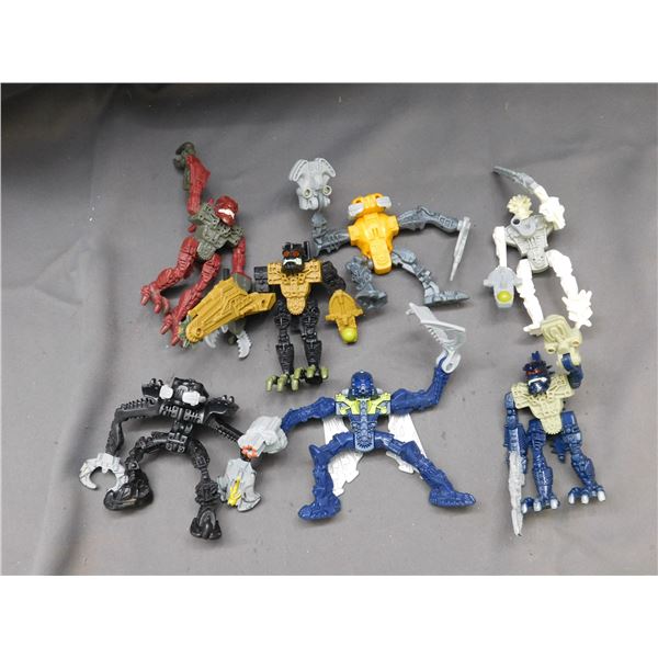 Lot of LEGO Bionicles Mcdonalds Action Figures