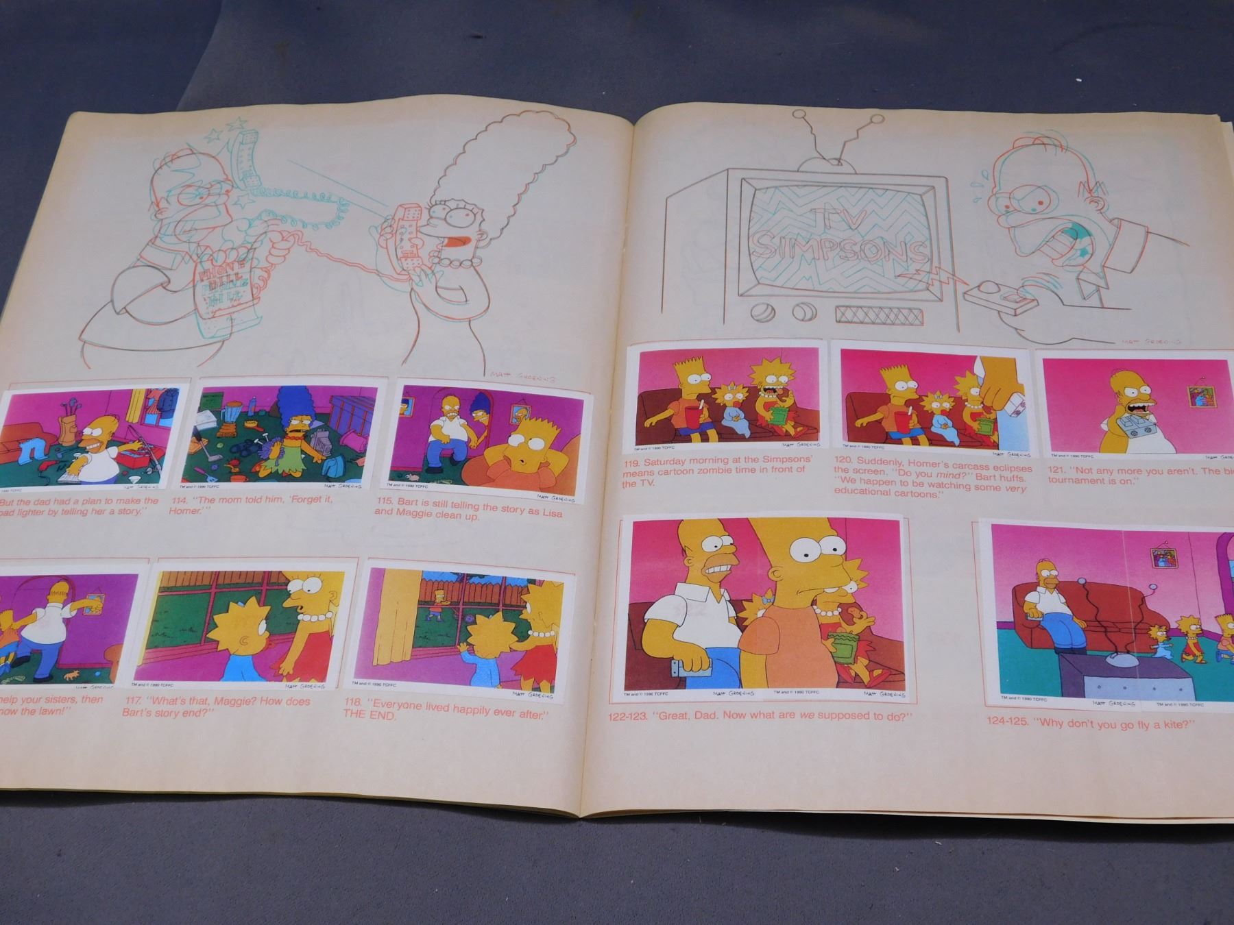 Lot of 2 The Simpsons Sticker 1990 Album (complete) and Oversized ...