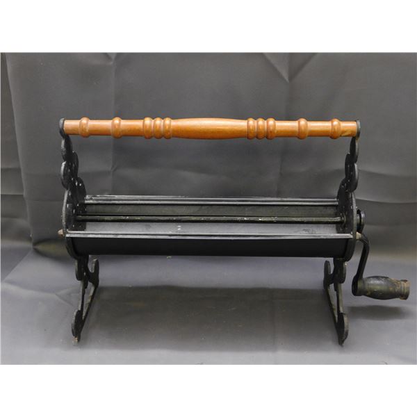 Antique Newspaper Log Roller