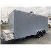 Image 2 : 0C --  1987 HEAVY DUTY BOX TRAILER, GREY