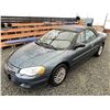 Image 4 : B1 --  2005 CHRYSLER SEBRING CONVERTIBLE, Green, 112781 KM