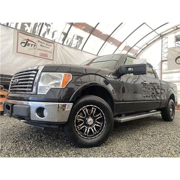 C6C --  2010 FORD F150 CREW CAB 4X4, Black, 185216 KM