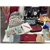 Image 2 : 3 New Hand Knit Toques, 5 Dress Scarves,  Purses + More