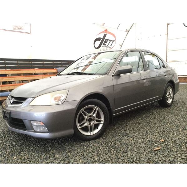 E2 --  2005 ACURA 17 EL TOURING , Grey, 255296 KM