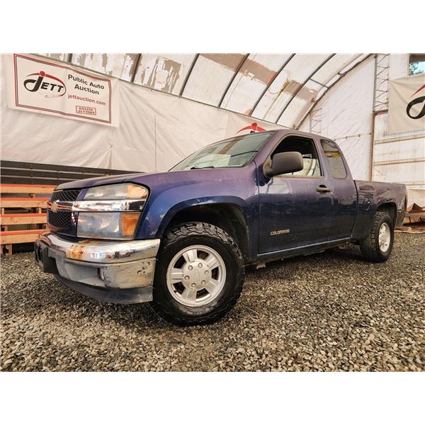 A4 --  2004 CHEVROLET COLORADO , Blue, 264715 KM