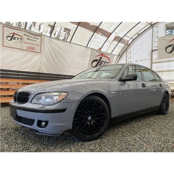 C6A --  2006 BMW 750 LI , Grey, 124739 KM
