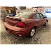 Image 16 : A12F --  2002 PONTIAC GRAND AM SE1, Red, 181651 KM