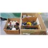 Image 1 : 2 BOXES OF ELECTRICAL SUPPLIES - BREAKERS, CONNECTORS, RELAYS, ETC