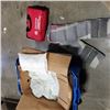 Image 1 : LOT OF COOLER COLD PACKS, FIRST AID KIT AND ANKLE WEIGHTS