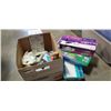 Image 1 : LOT OF SWIFFER WET JET PADS AND CANNED FOOD GOODS