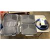 Image 1 : LOT OF FLOOR MATS, STEERING WHEEL COVER, AND SEAT COVER