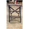 Image 1 : WOOD PAINTED BLUE 2 STEP LADDER