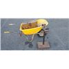 Image 1 : WHEELBARROW WITH METAL BOX AND ROLLER STAND