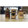 Image 2 : 5 BAVARIAN BEER STEINS