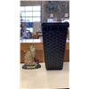 Image 1 : LAUNDRY HAMPER FULL OF COLLECTIBLES AND CAST IRON CAT DOOR STOP