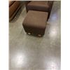 Image 2 : DUTAILIER BROWN GLIDER CHAIR W/ OTTOMAN