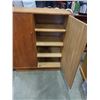 Image 2 : MCM TEAK 2 DOOR CABINET W/ DRAWERS