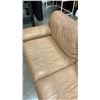 Image 2 : BROWN LEATHER SOFA